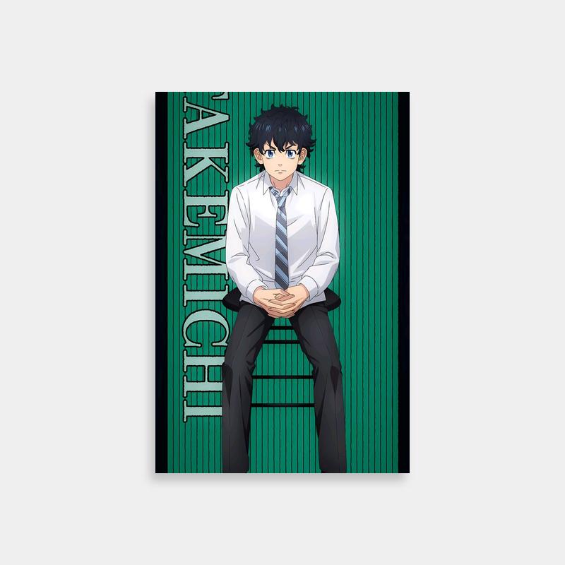 Takemichi Hanagaki Tokyo Revengers Print - Formal Chair Pose Art