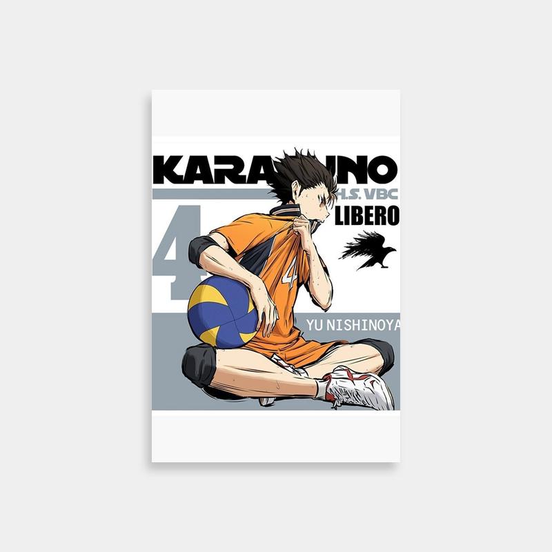 Nishinoya Yuu Haikyuu Emotional Anime Poster
