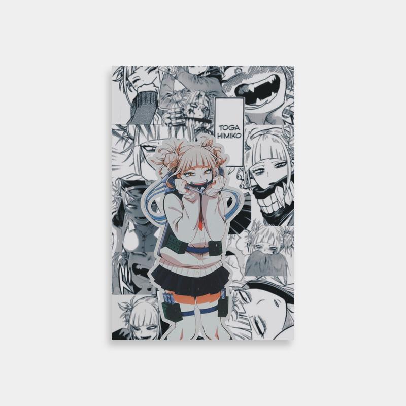 Himiko Toga My Hero Academia Poster - Anime Character with Multiple Faces