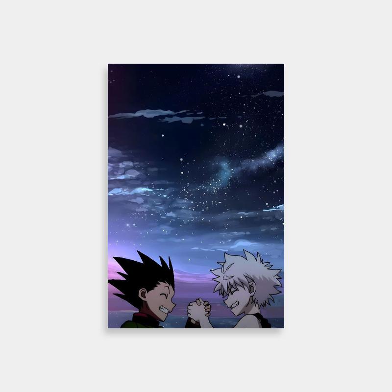 Gon Freecss Hunter x Hunter Poster - Anime Night Sky Art