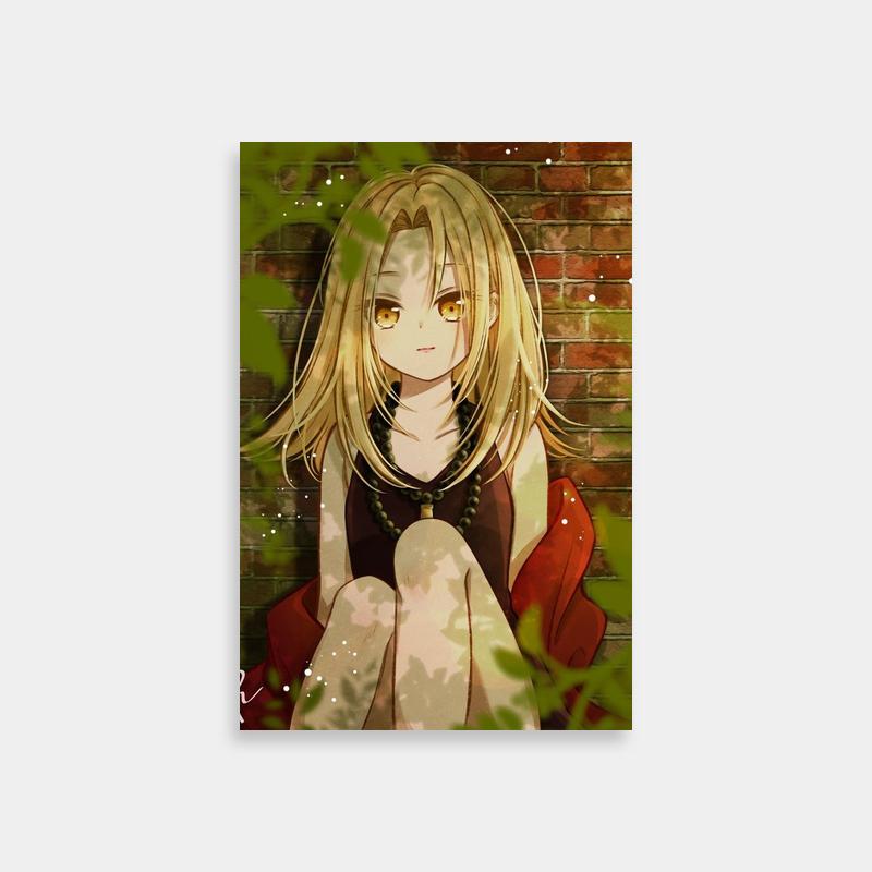 Anna Kyoyama Shaman King Poster - Anime Girl on Brick Wall