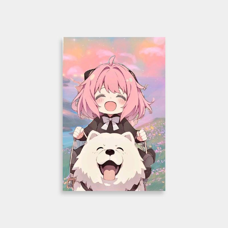Anya Forger Spy x Family Anime Poster - Pink-Haired Character