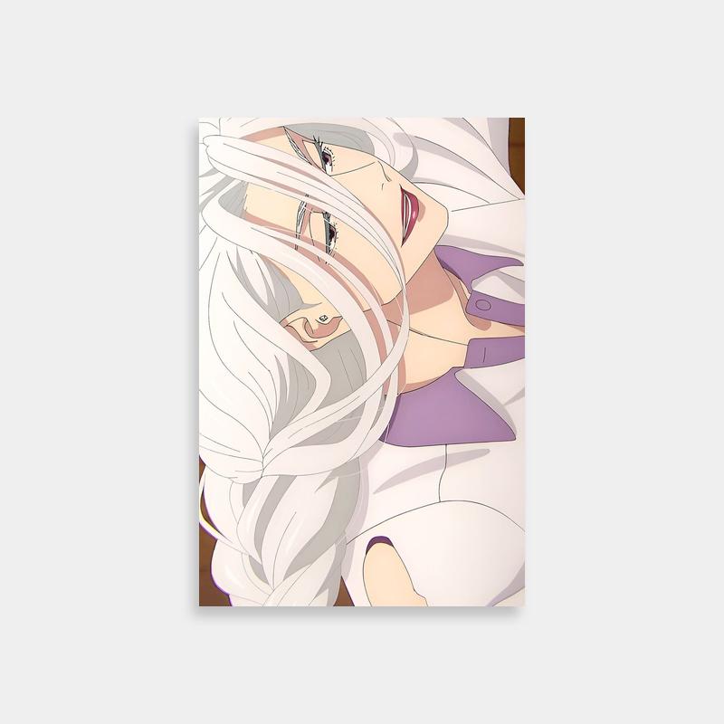 Mei Mei Jujutsu Kaisen Poster - White Hair & Blue Eyes
