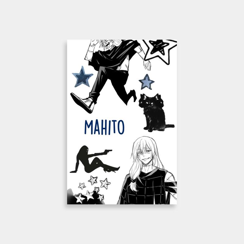 Mahito Jujutsu Kaisen Starry Poster - Anime Character Wall Art