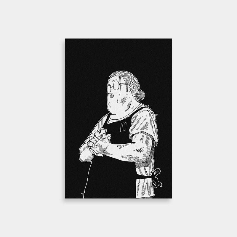 Heisuke Wallprint - Sakamoto Days Black & White Art
