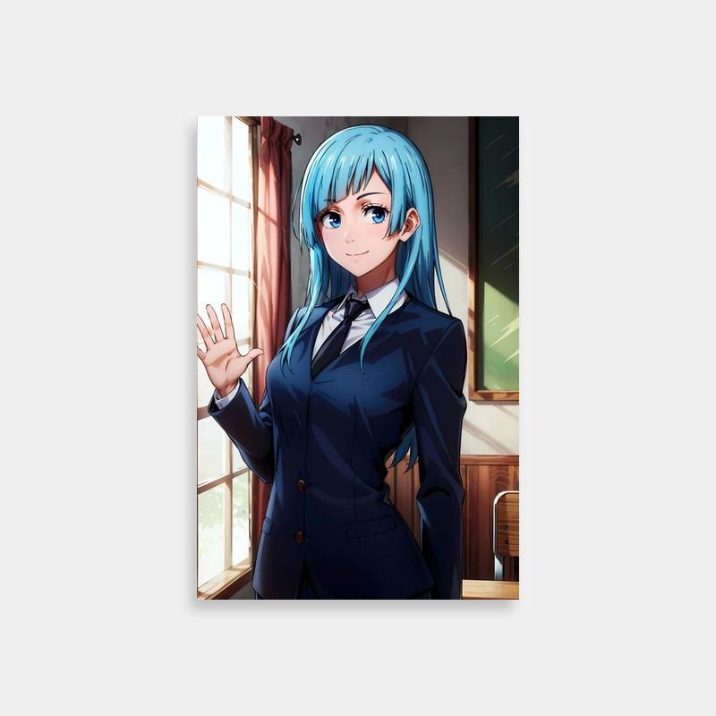 Kasumi Miwa Jujutsu Kaisen Wall Art - Suit & Tie Character