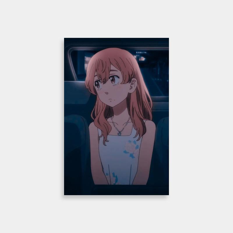 Hinata Tachibana Tokyo Revengers Anime Poster - Beautiful Anime Girl Art