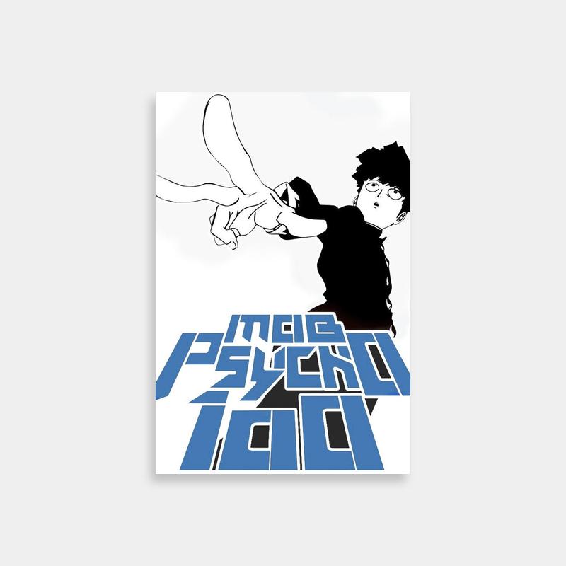 Shigeo Kageyama Mob Psycho 100 Poster - 'I Love You' Art Print