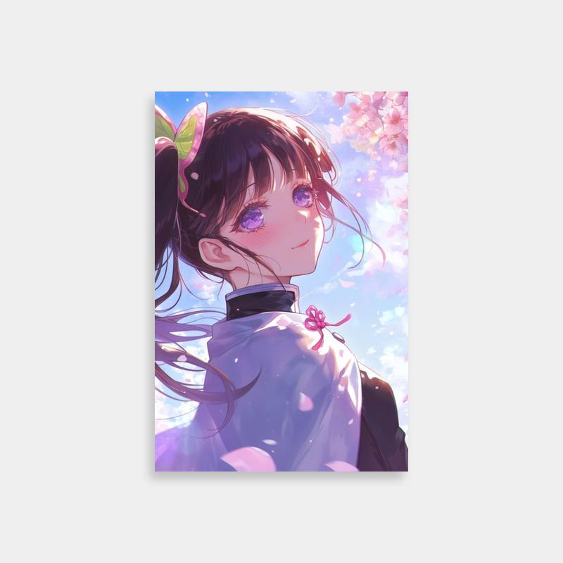 Kanao Tsuyuri Demon Slayer Cherry Blossom Art