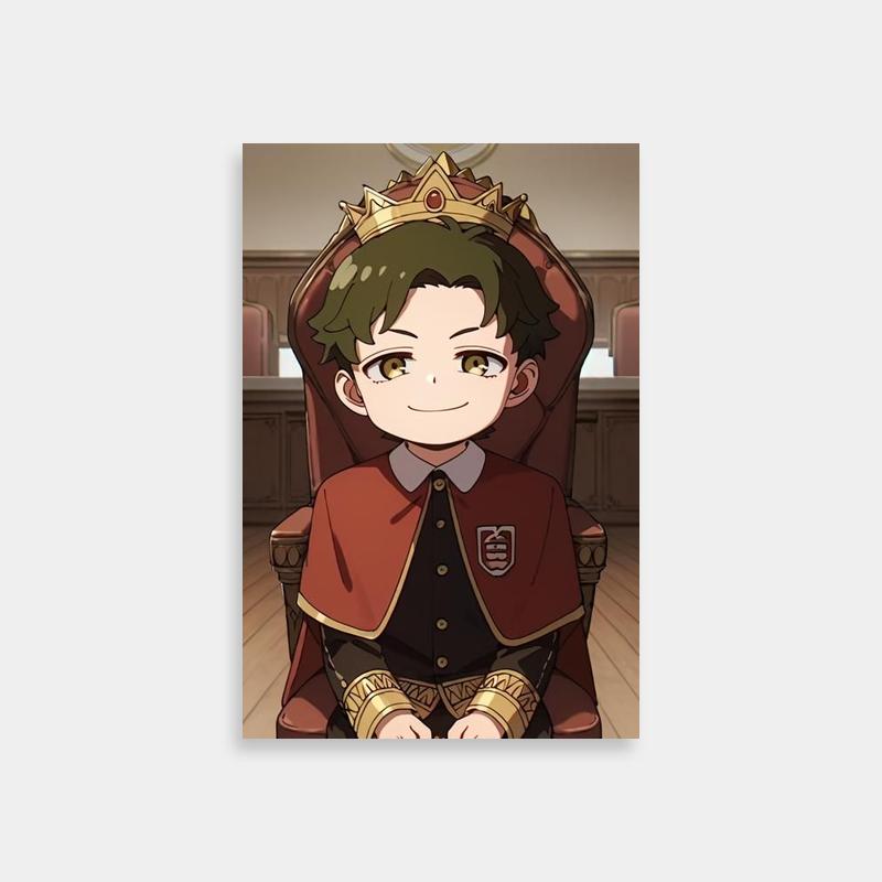 Damian Desmond Spy x Family Wall Art - Crowned Character Portrait