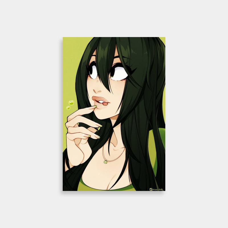 Tsuyu Asui My Hero Academia Wall Art - Anime Character Artwork