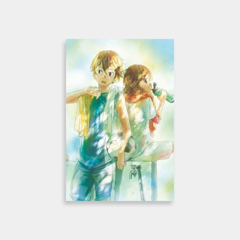 Tsubaki Sawabe Your Lie in April Poster - Two People on Wooden Bench