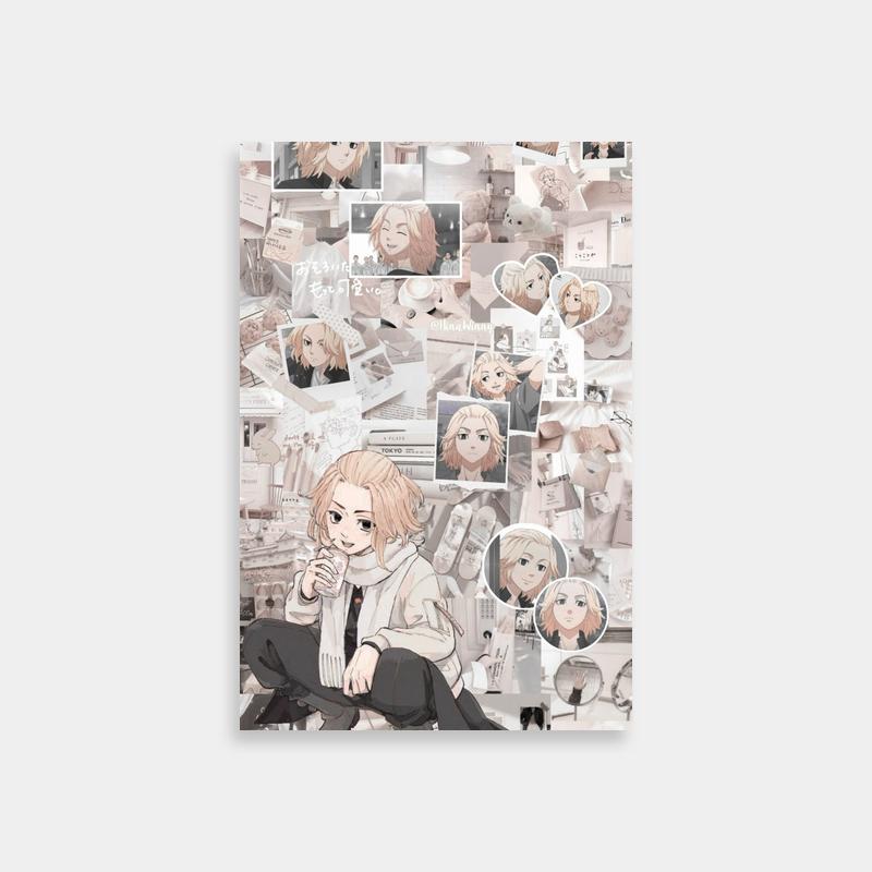 Tokyo Revengers Mikey Collage Poster - Anime Characters Collection