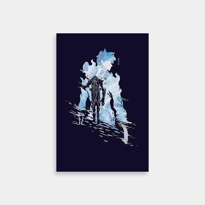 Solo Leveling Beru Poster - Dark Anime Scene Art