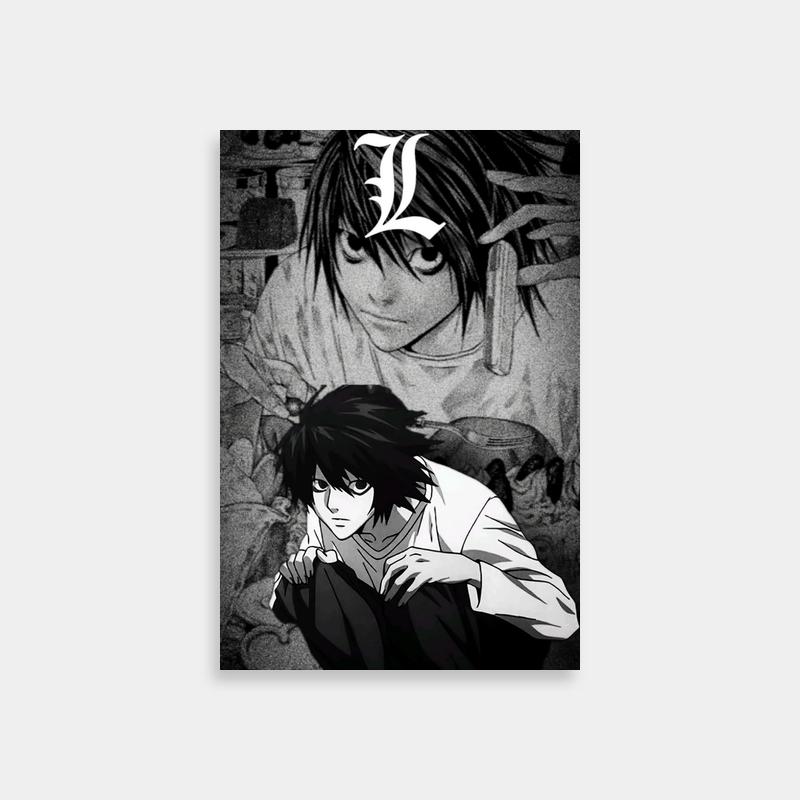 L Lawliet Death Note Anime Poster - Stylish Wall Art