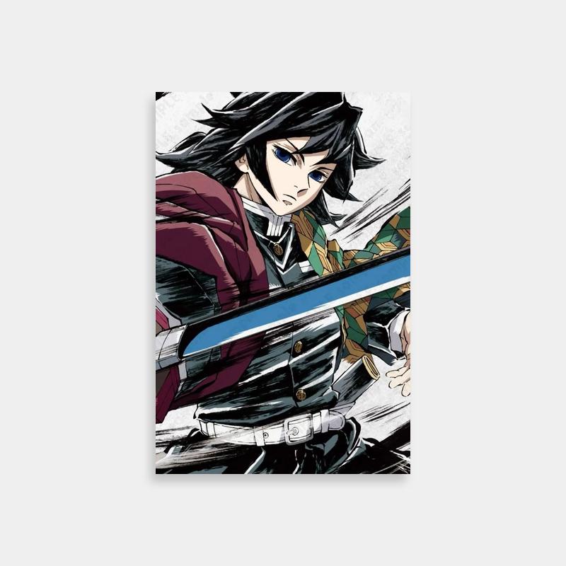 Giyu Tomioka Demon Slayer New Art Poster - Anime Gift