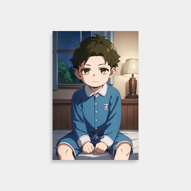 Damian Desmond Spy x Family Wall Art - Sitting on Bed Scene