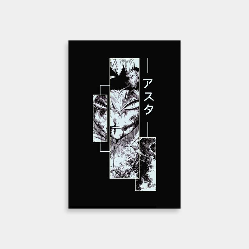 Black Clover Japanese Artwork Poster - Anime Wall Decor