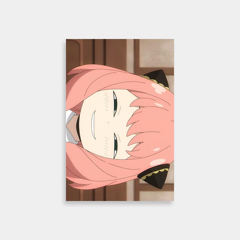 Anya Forger Black Eyes Poster - Spy x Family Anime Character