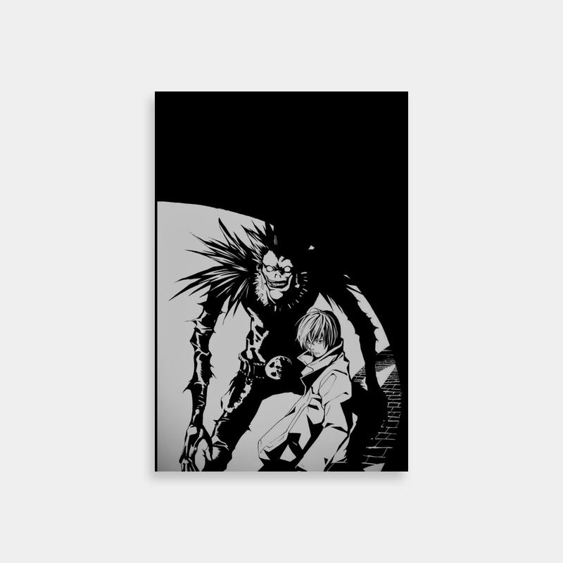 Ryuk Death Note Black & White Couple Poster