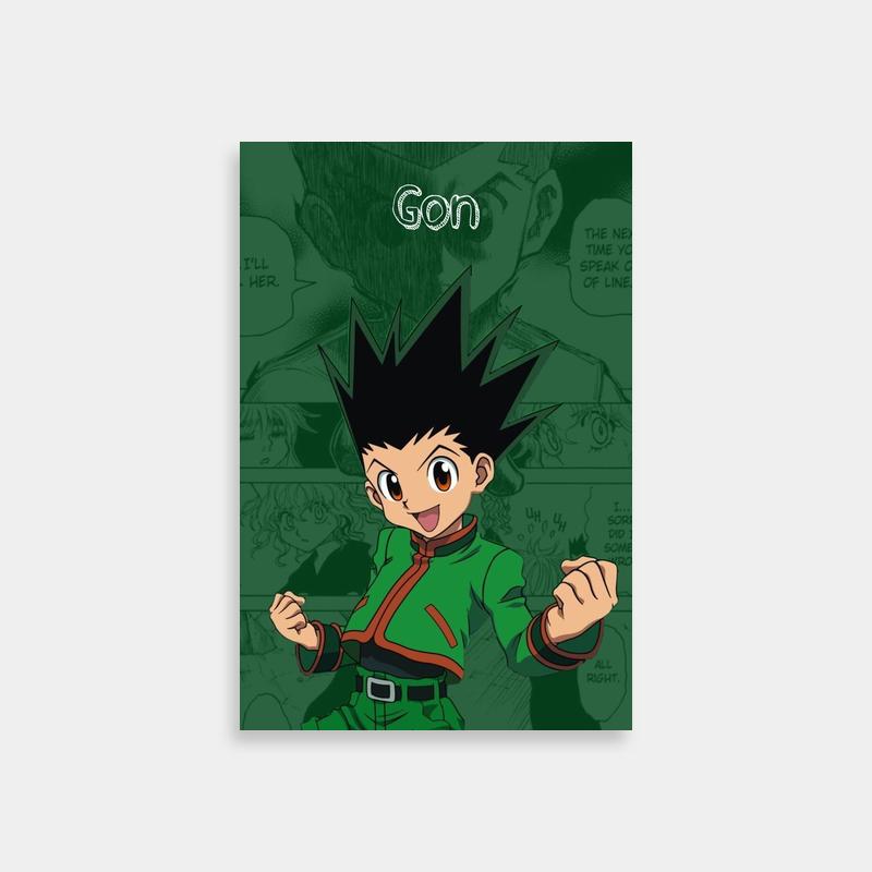 Gon Freecss Hunter x Hunter Wall Art - Anime Character in Green Pants
