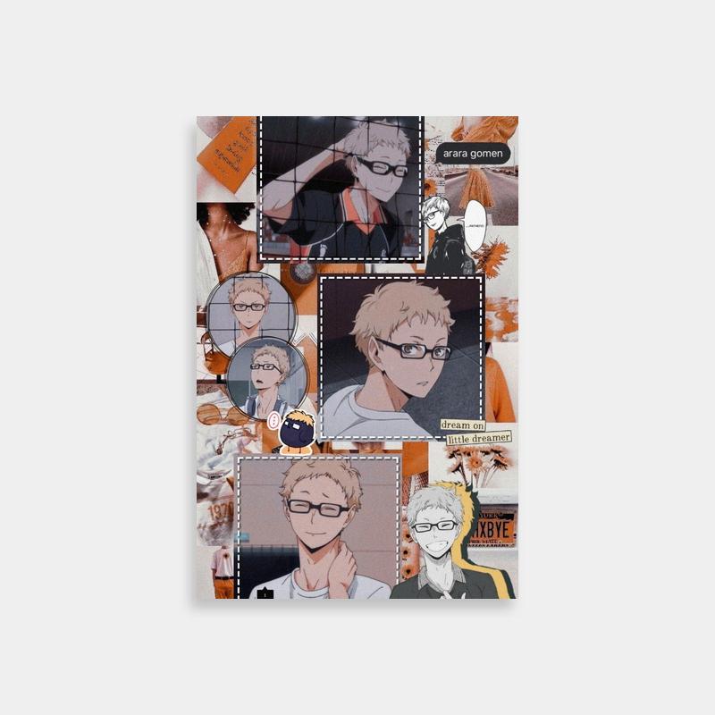 Kei Akira Anime Expressions Poster - Dynamic Character Art