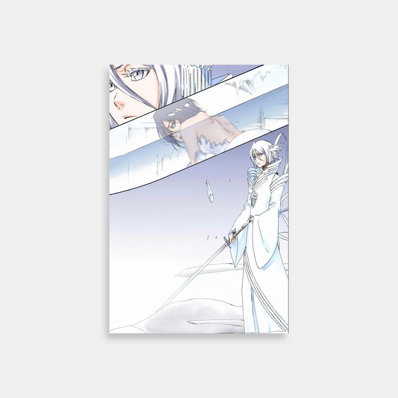 Rukia Kuchiki Dual Swords Bleach Poster