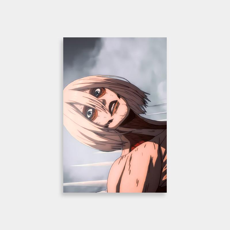 Annie Leonhart Attack on Titan Wall Art - Stunning Anime Character Poster