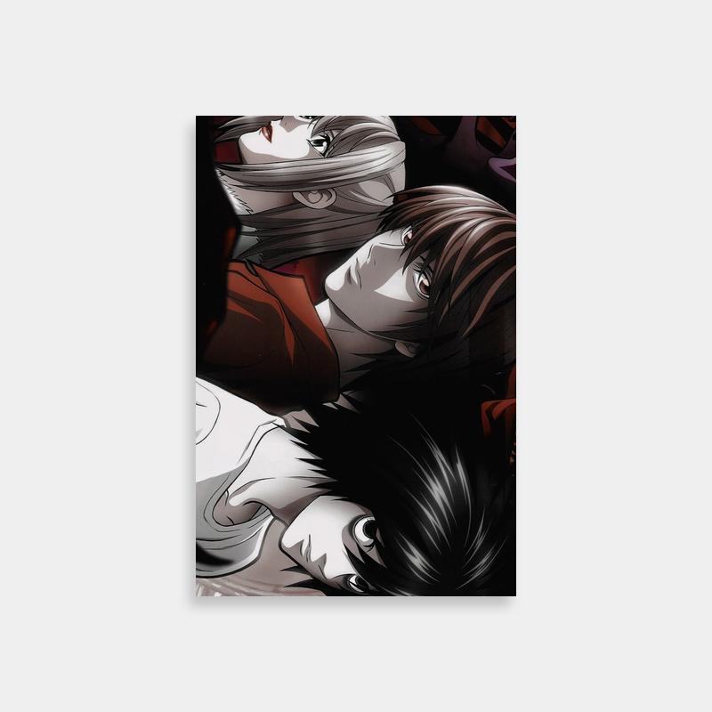 Light Yagami Death Note Poster - Dark Lying Down Scene