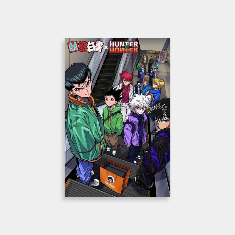 Hiei Yu Yu Hakusho Escalator Scene Anime Poster