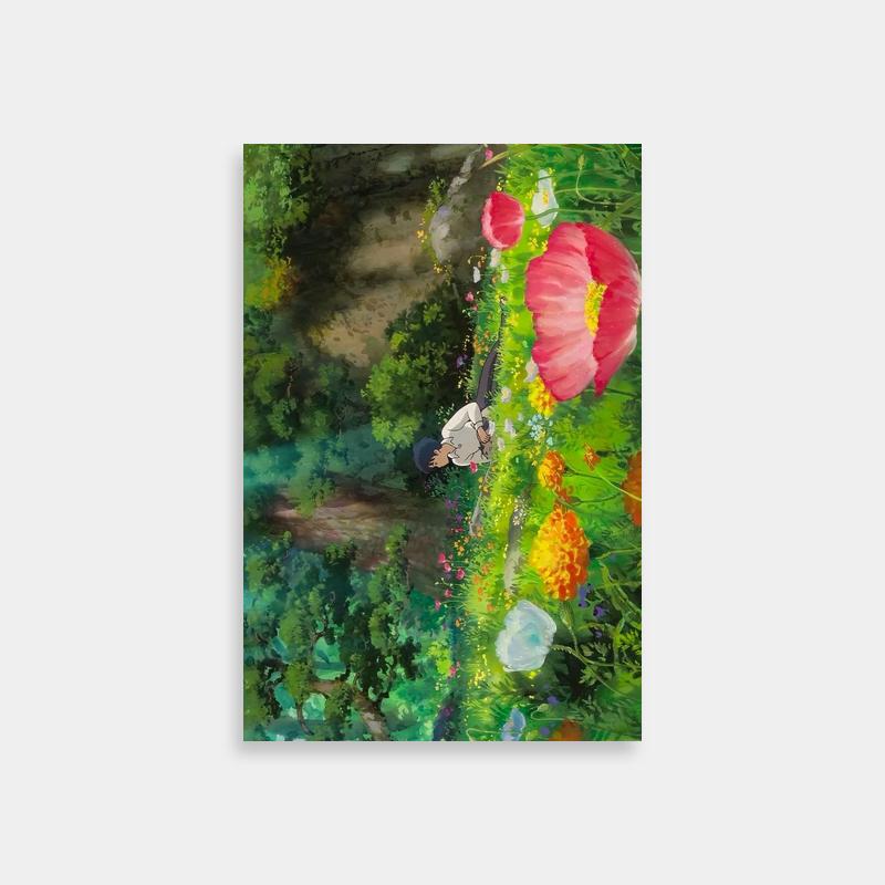 Yubaba Spirited Away Oil Painting - Floral Landscape Art