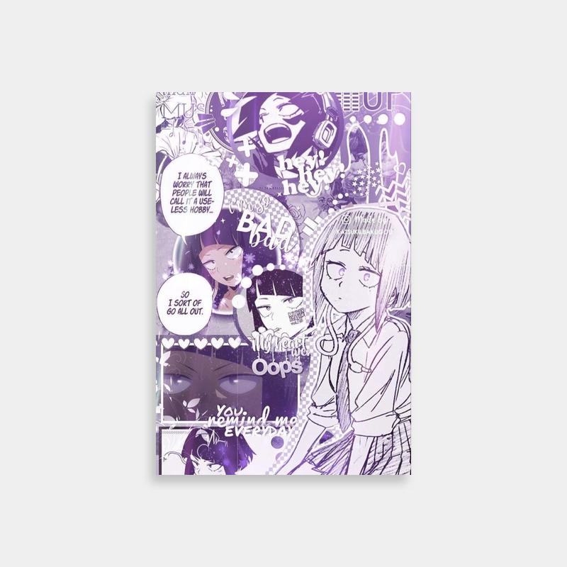 Kyoka Jiro My Hero Academia Poster - Cartoon Characters on Purple Background