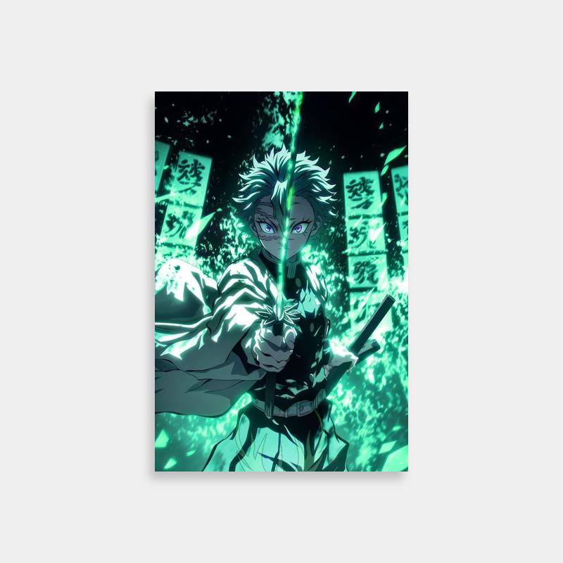Sanemi Shinazugawa Demon Slayer Poster - Official Anime Wall Art