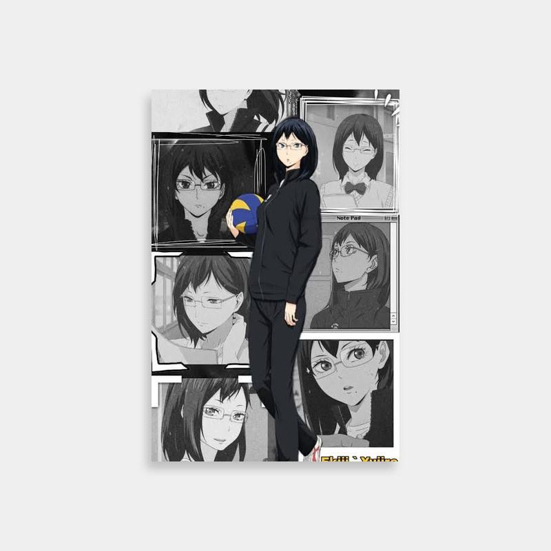 Kiyoko Shimizu Haikyuu Wall Art - Emotional Anime Scene