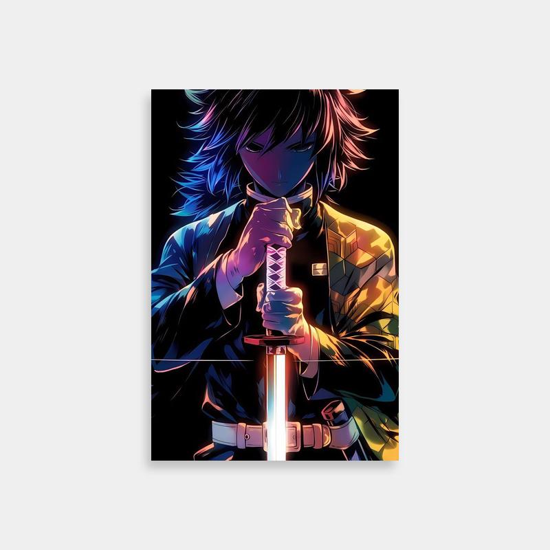 Giyu Tomioka Demon Slayer Fan Art Poster - Anime Decor
