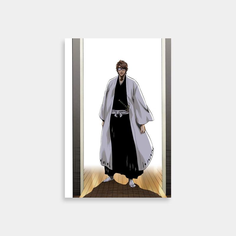 Aizen Sosuke Bleach Poster - Character Standing by Door