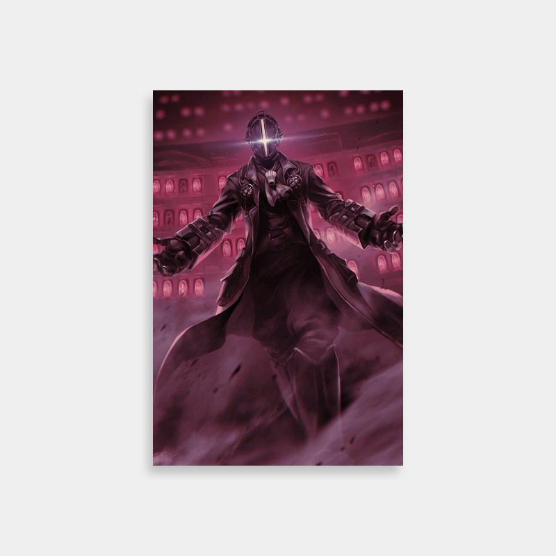 Bondrewd Made in Abyss Poster - Black Coat & Hat Stage Scene