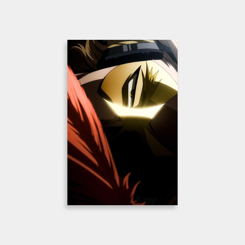 Hawks My Hero Academia Red-Haired Hero Art - Anime Decor