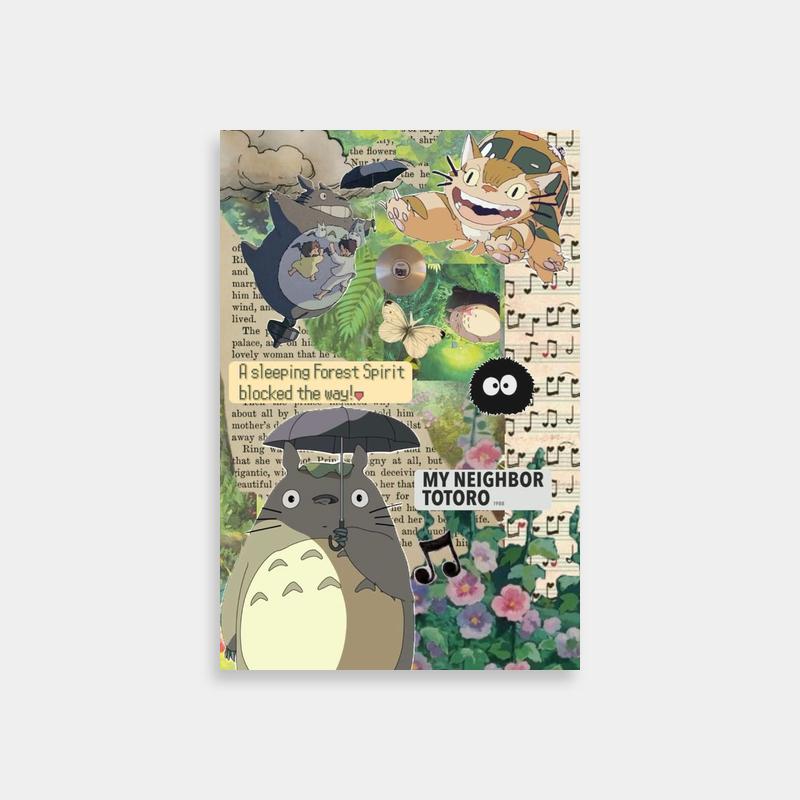 My Neighbor Totoro Forest Poster - Totoro Wall Art