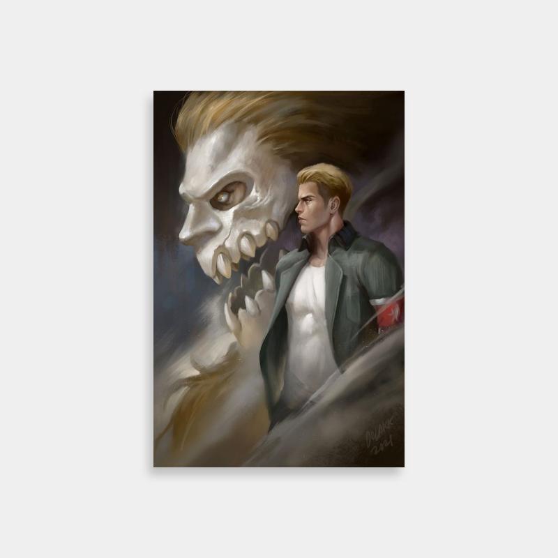 Porco Galliard vs Titan Attack on Titan Poster