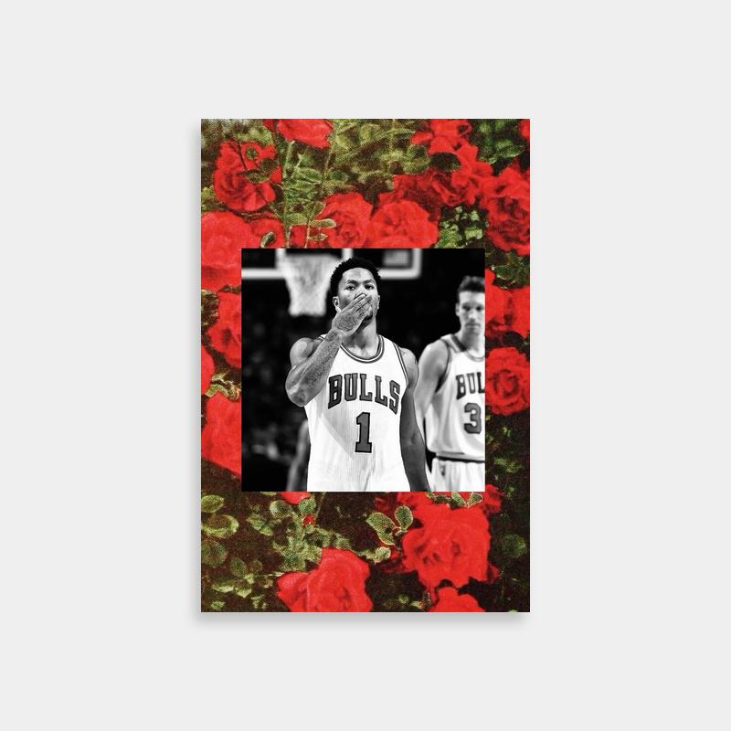 Chicago Bulls Themed Roswaal L Mathers Poster - Re:Zero Inspired Art
