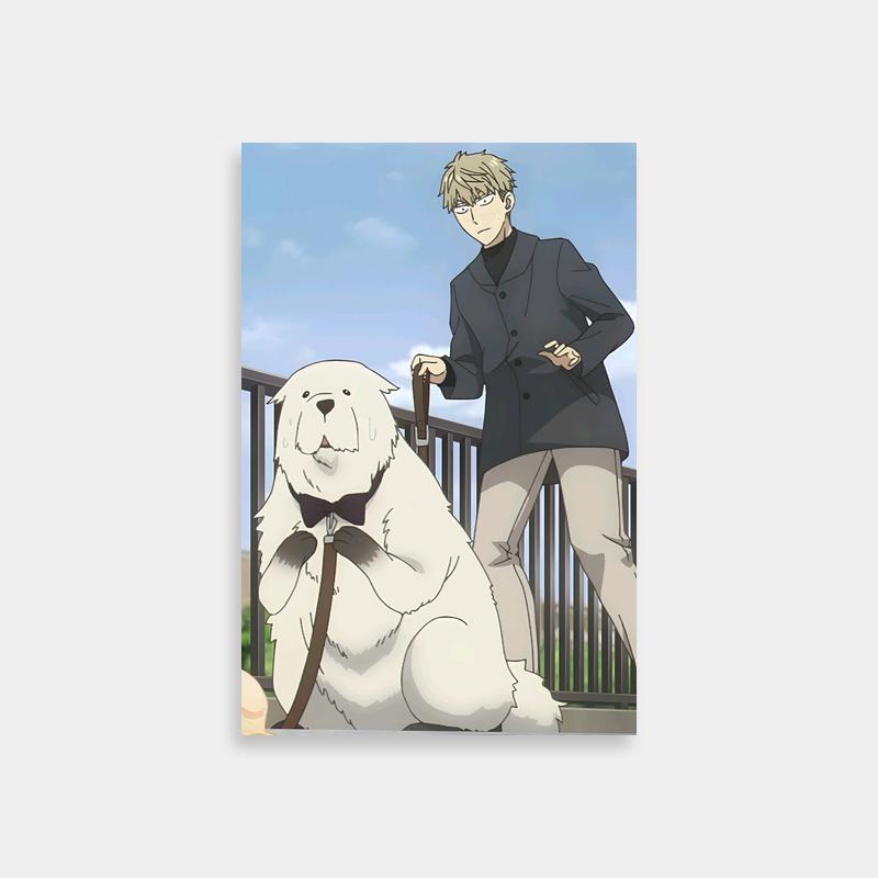 Bond Forger Spy x Family Wall Art - Dog with Bow Tie & Umbrella