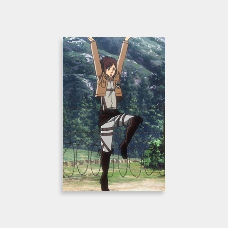 Sasha Braus Attack on Titan Dynamic Pose Poster
