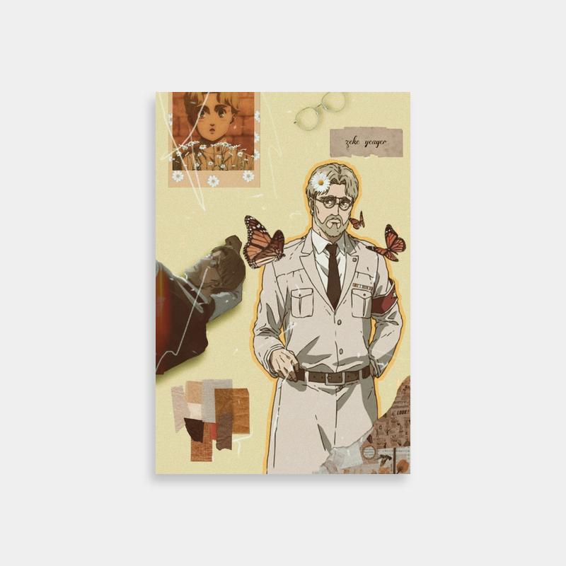 Zeke Yeager Attack on Titan Poster - Iconic Anime Character Art