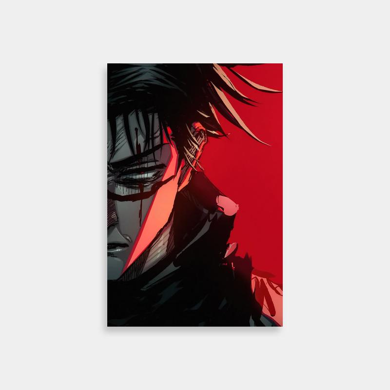 Choso Jujutsu Kaisen Poster - Black Hair & Red Eyes Anime Art