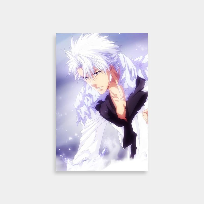 Toshiro Hitsugaya Anime Poster - White Hair Character Art