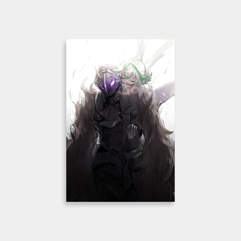 Bondrewd Made in Abyss Green Hair Purple Eyes Anime Poster