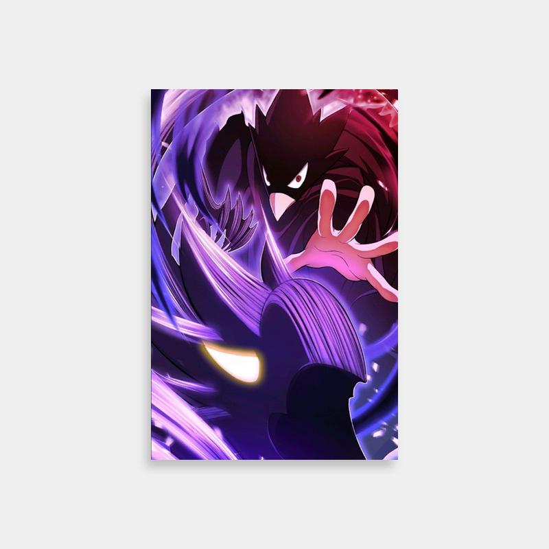 Fumikage Tokoyami Purple Hair & Eyes Anime Poster