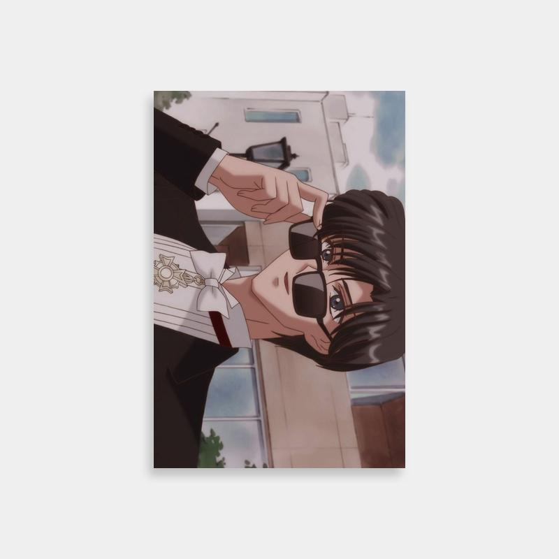 Mamoru Chiba in Suit - Sailor Moon Emotional Scene Poster