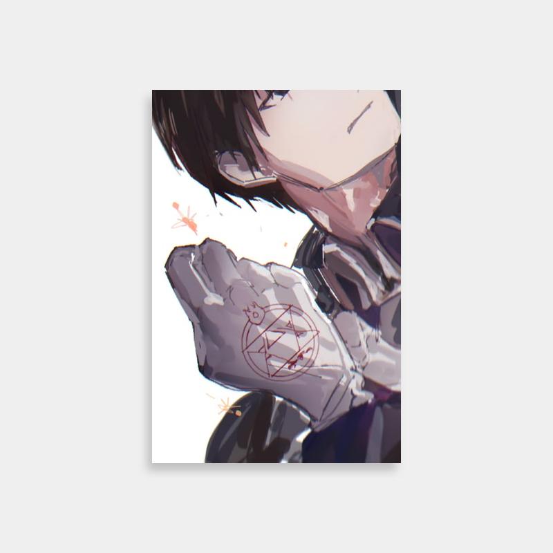 Roy Mustang Fullmetal Alchemist Character Poster